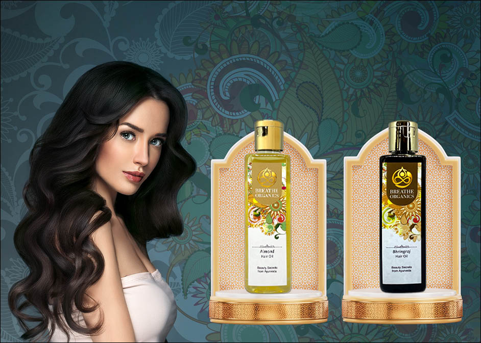 The Ultimate Treatment for Lustrous Locks with Breathe Organics' Almond and Bhringraj Oils